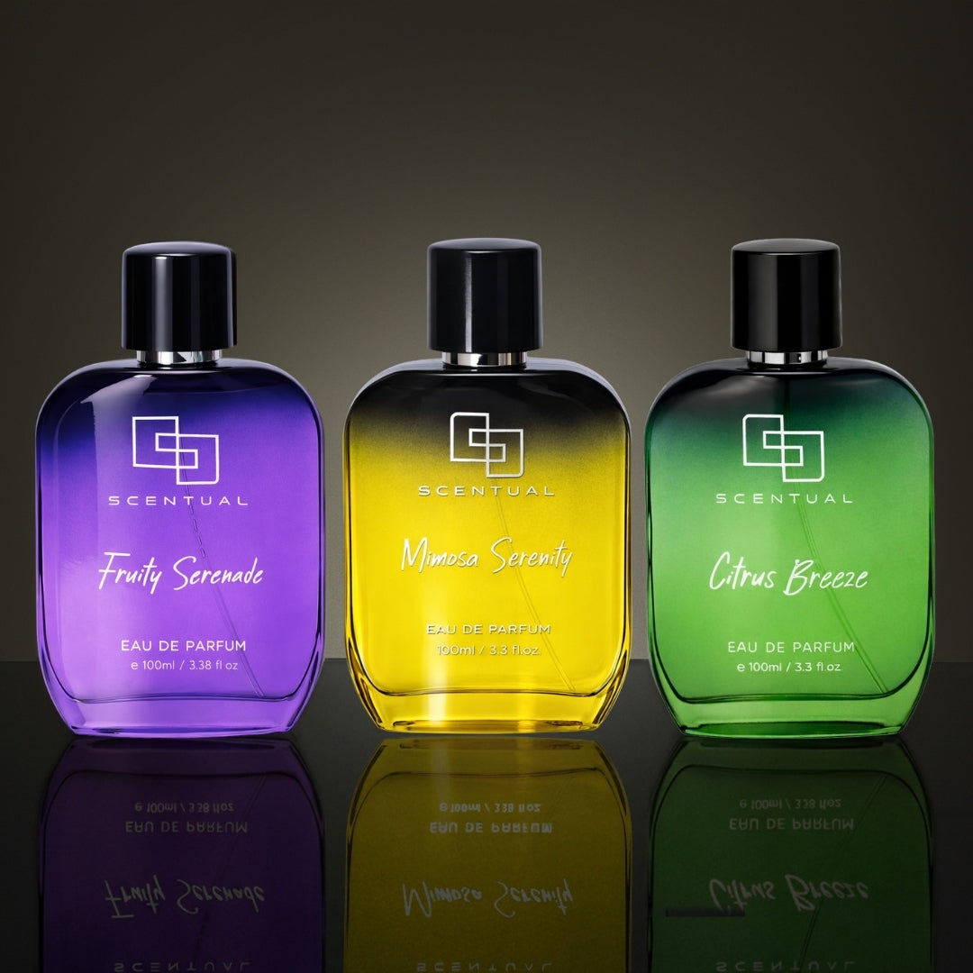 Combo 3×100ml – Long‑Lasting EDP Set – scentualperfumes