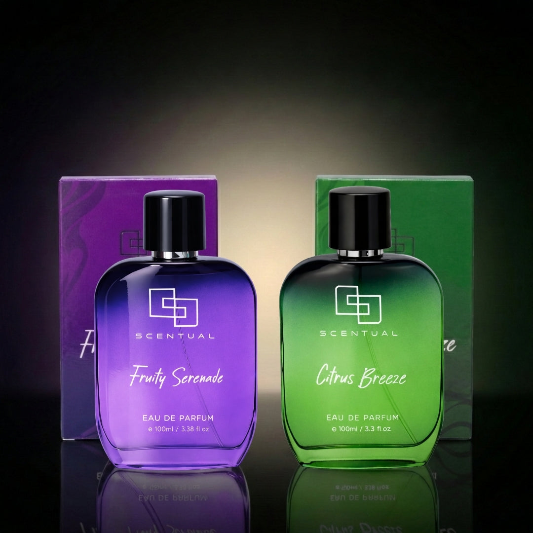 Scentual Perfume Combo, Citrus Breeze & Fruity Serenade