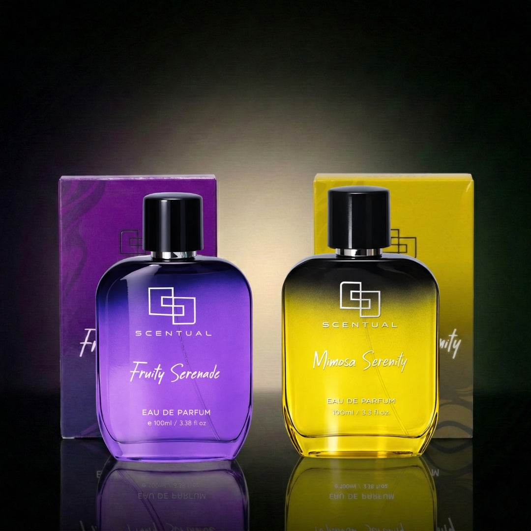 Scentual Perfume Combo, Mimosa Serenity & Fruity Serenade