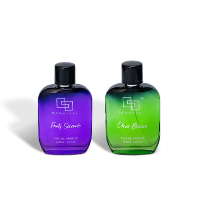 Scentual Perfume Combo, Citrus Breeze EDP  & Fruity Serenade EDP