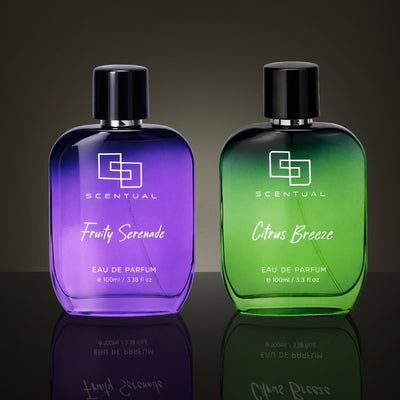 Scentual Perfume Combo, Citrus Breeze & Fruity Serenade