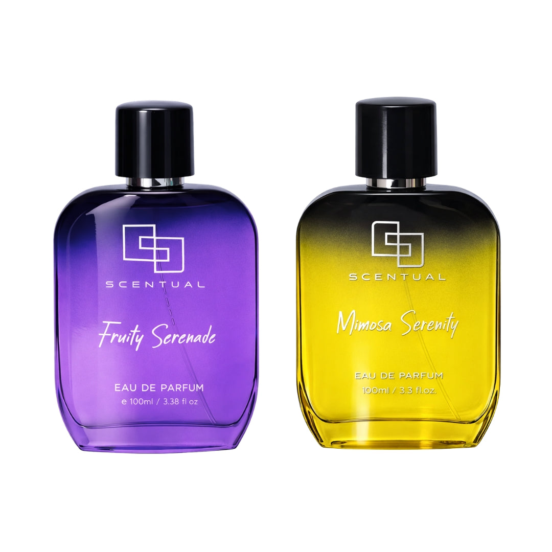 Scentual Perfume Combo, Mimosa Serenity & Fruity Serenade
