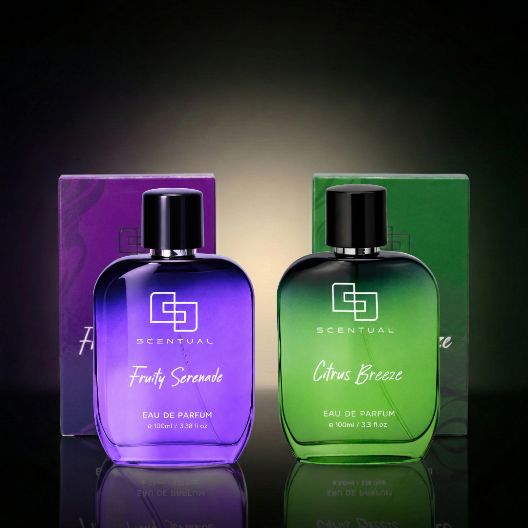 Scentual Perfume Combo, Citrus Breeze & Fruity Serenade