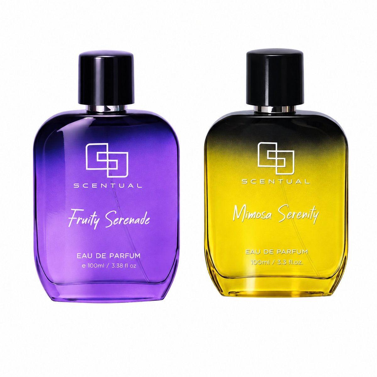 Scentual Perfume Combo, Mimosa Serenity & Fruity Serenade