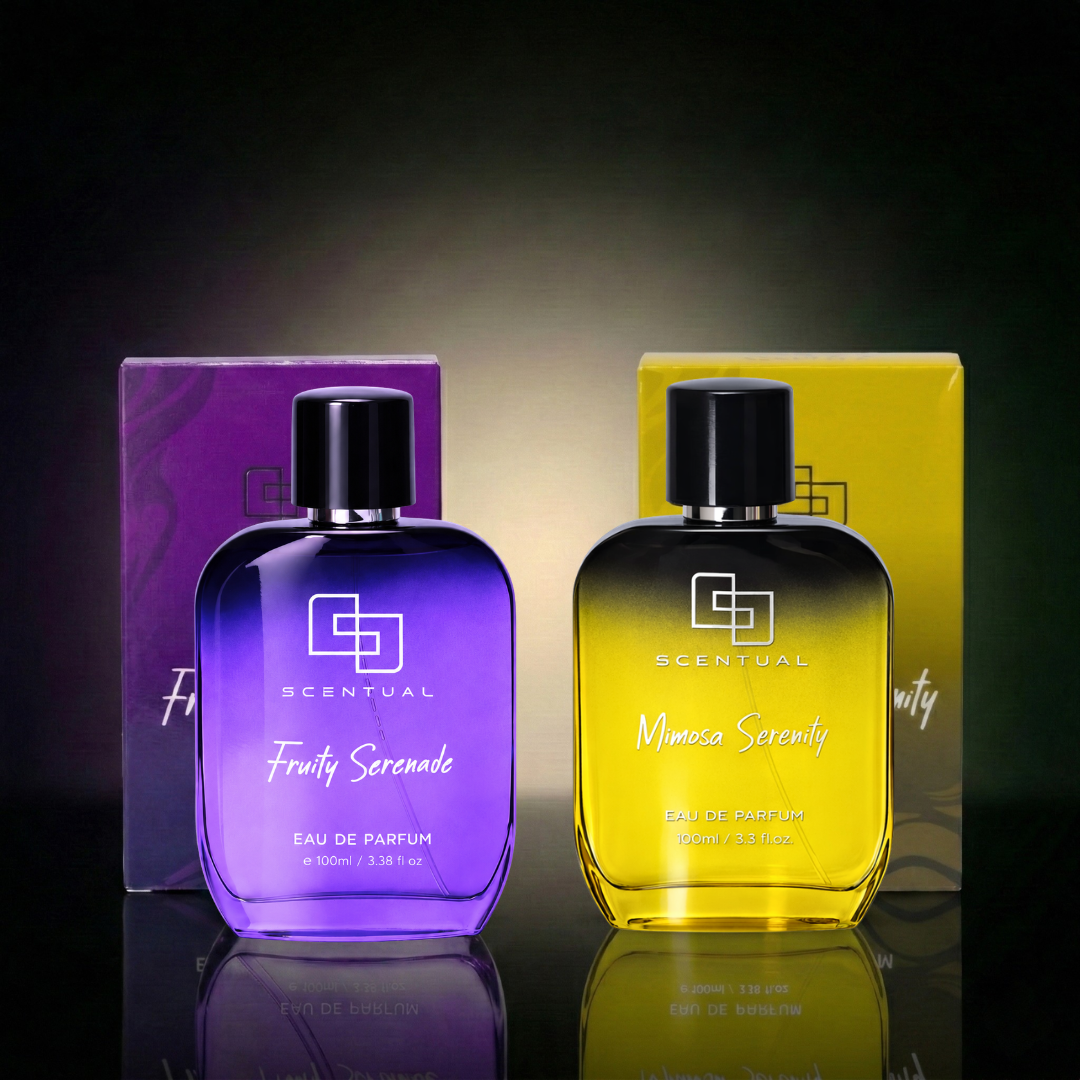 Scentual Perfume Combo, Mimosa Serenity & Fruity Serenade